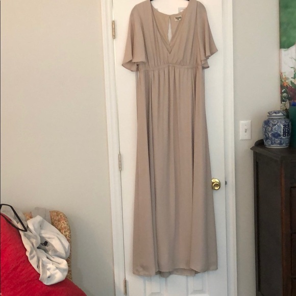 emily empire maxi dress